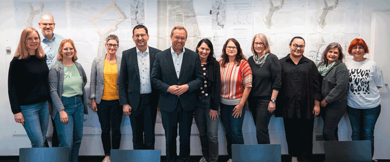 Ein neues Zuhause für das Team der Landesgartenschau